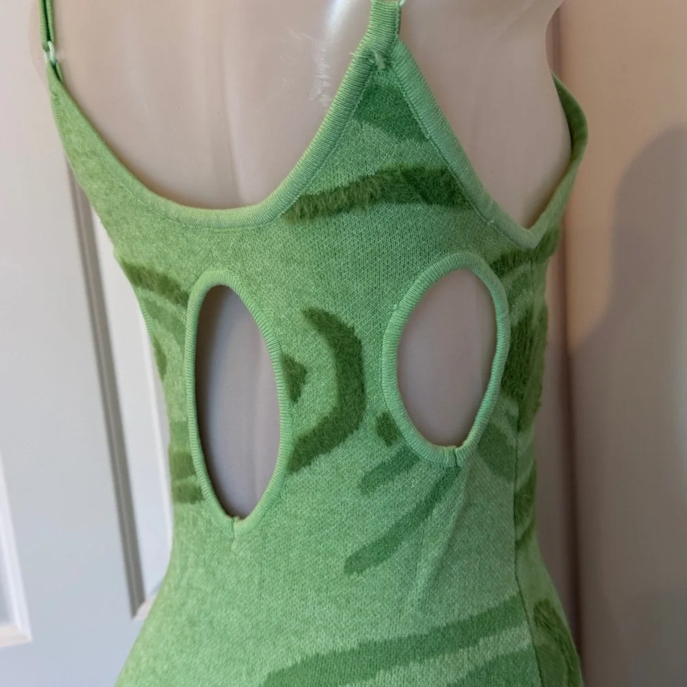 Sunny Hockney Dress Kendall Jenner Green Sunny Dress size Small - Picture 11 of 11